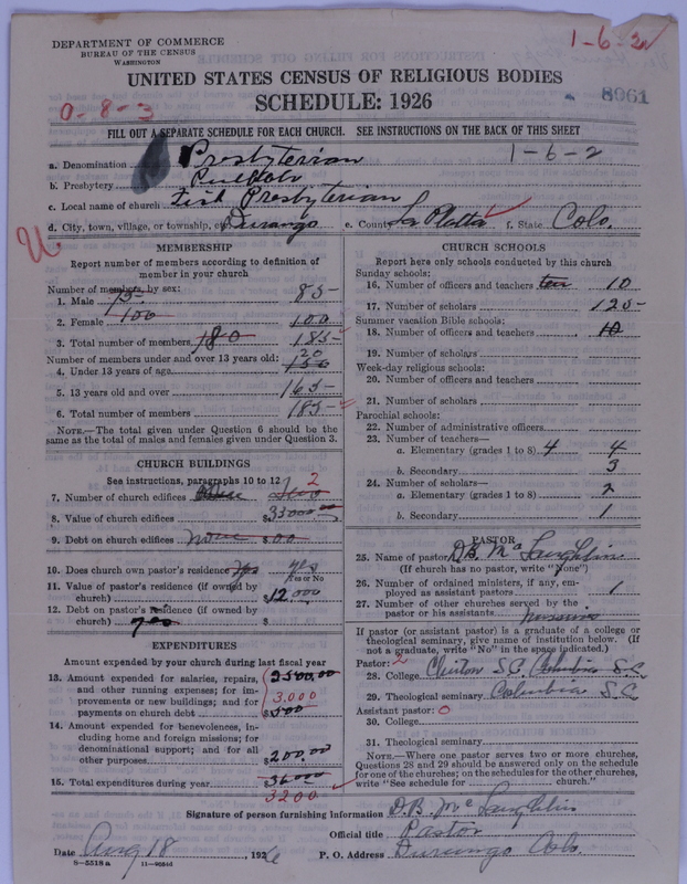 Scan of Presbyterian Church in the United States of America: 8061