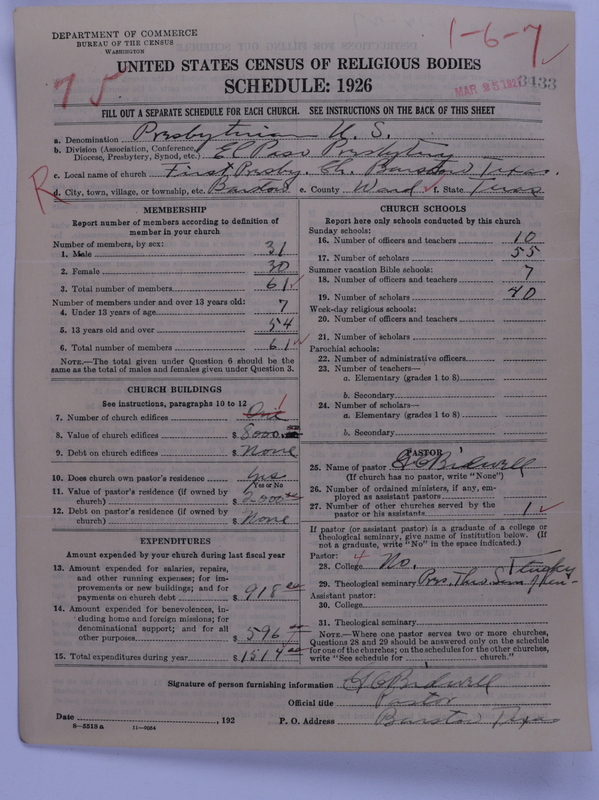 Scan of Presbyterian Church in the United States: 3433