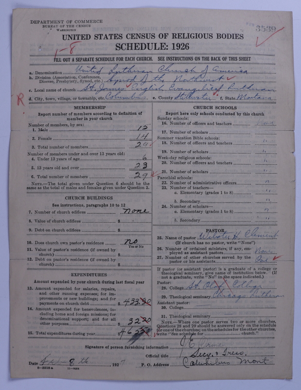 Scan of United Lutheran Church in America: 3539