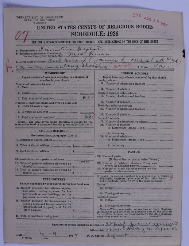 Scan of Primitive Baptists: 370