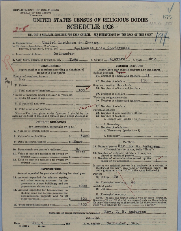 Scan of Church of the United Brethren in Christ: 677