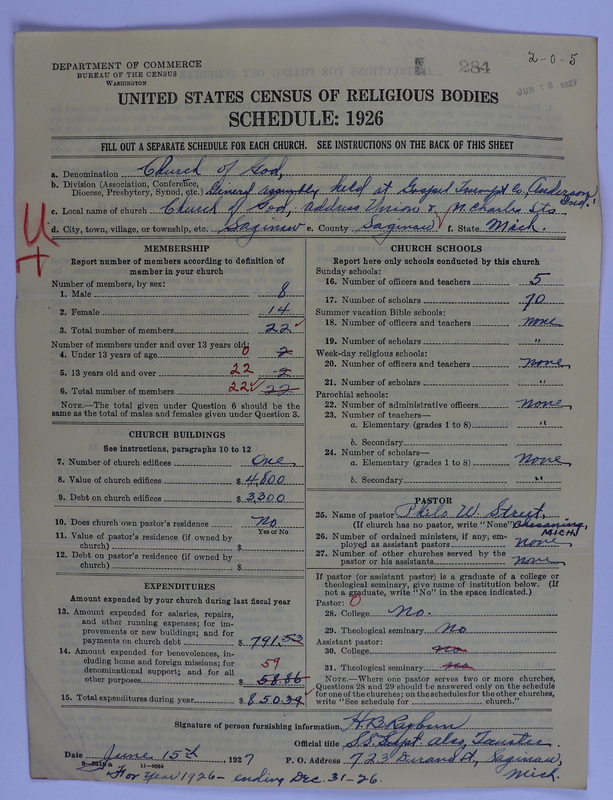 Scan of Church of God (Headquarters, Anderson, Ind.): 284