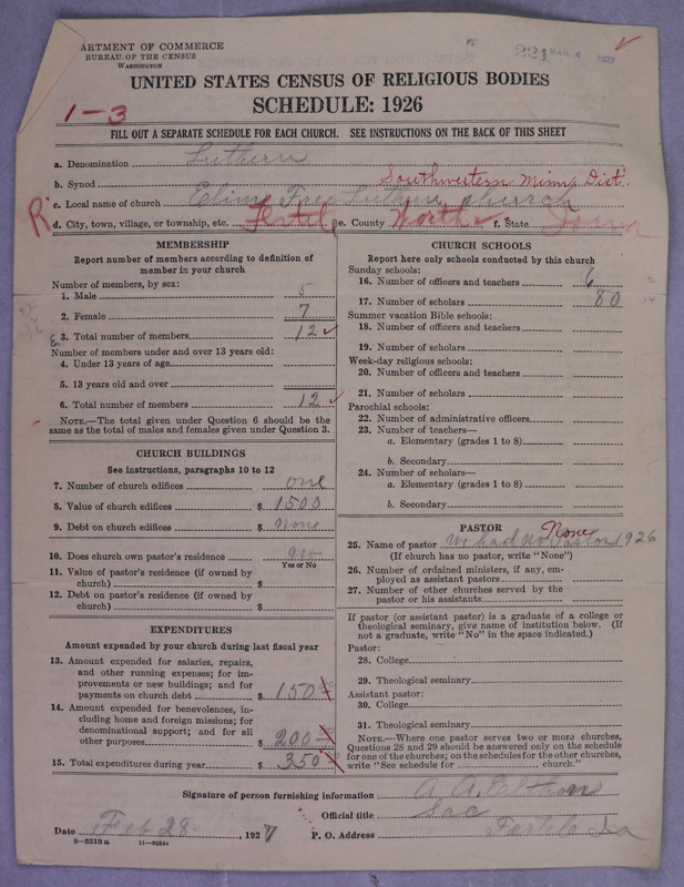 Scan of Lutheran Free Church: 221
