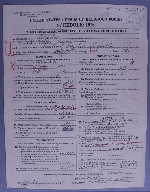 Scan of Negro Baptists: 43