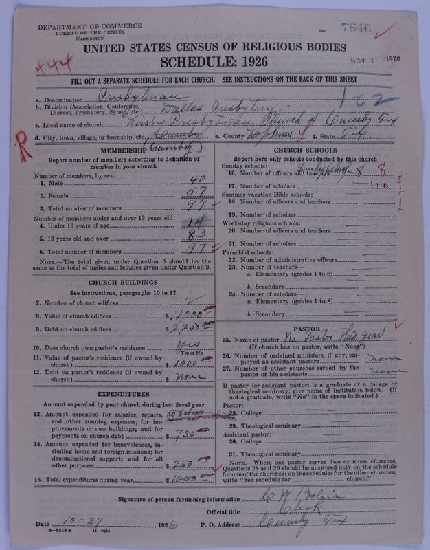 Scan of Presbyterian Church in the United States of America: 7646
