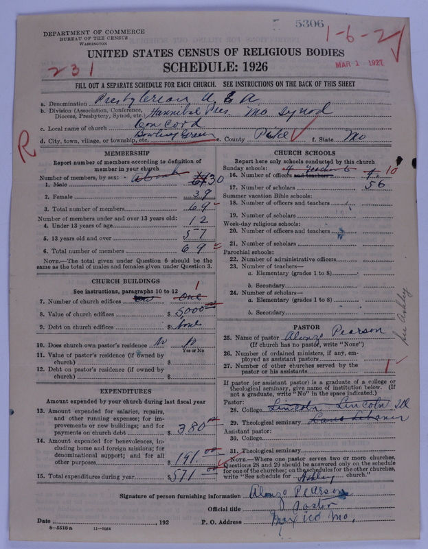 Scan of Presbyterian Church in the United States of America: 5306