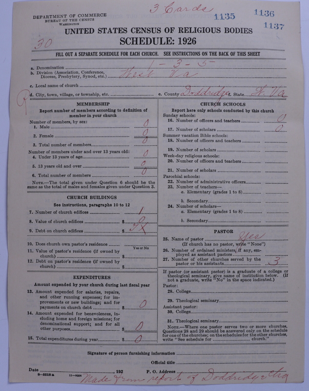 Scan of Methodist Protestant Church: 1136