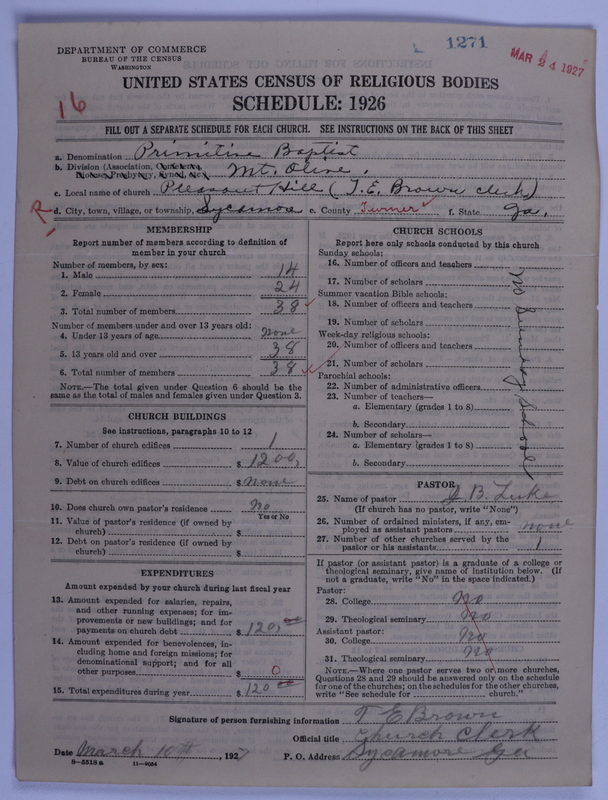 Scan of Primitive Baptists: 1271