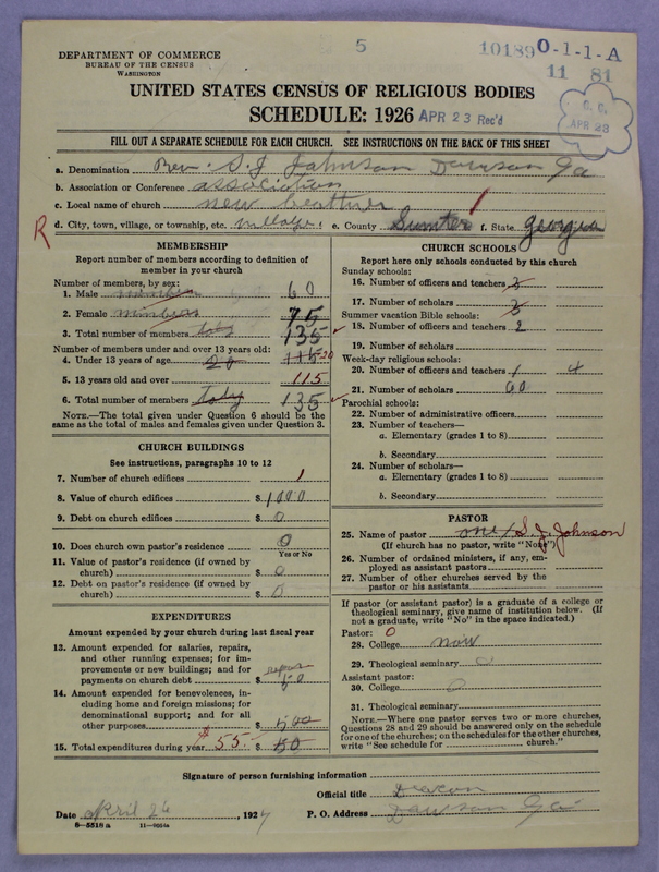Scan of Negro Baptists: 10189