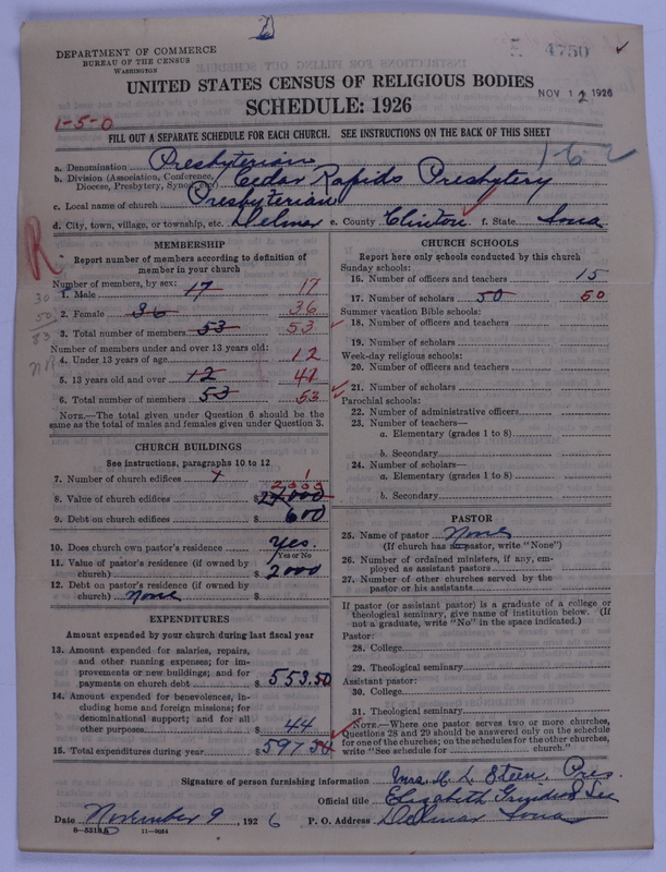Scan of Presbyterian Church in the United States of America: 4750