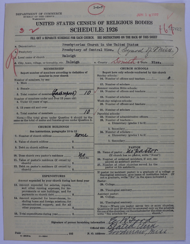 Scan of Presbyterian Church in the United States: 2762