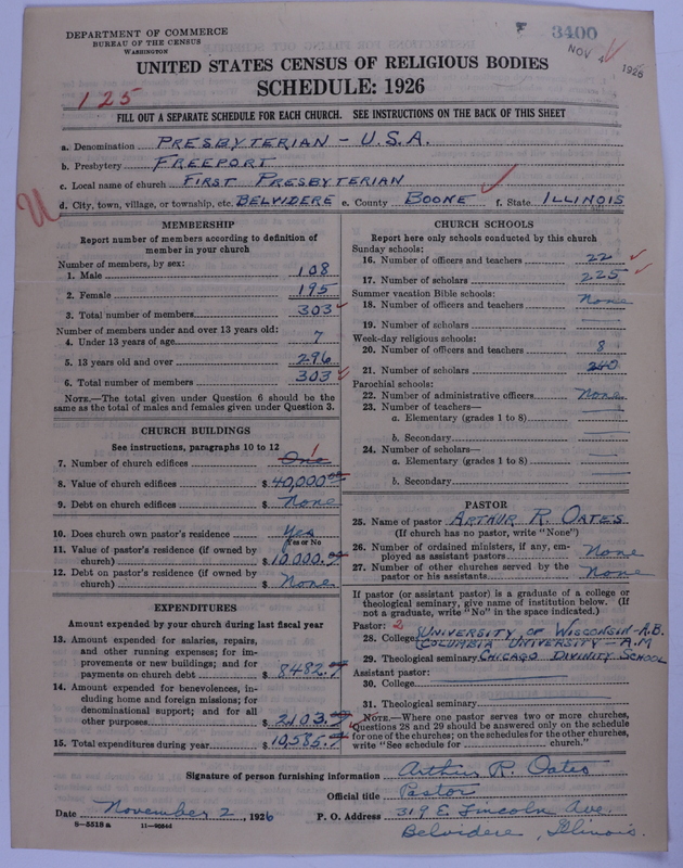 Scan of Presbyterian Church in the United States of America: 3400