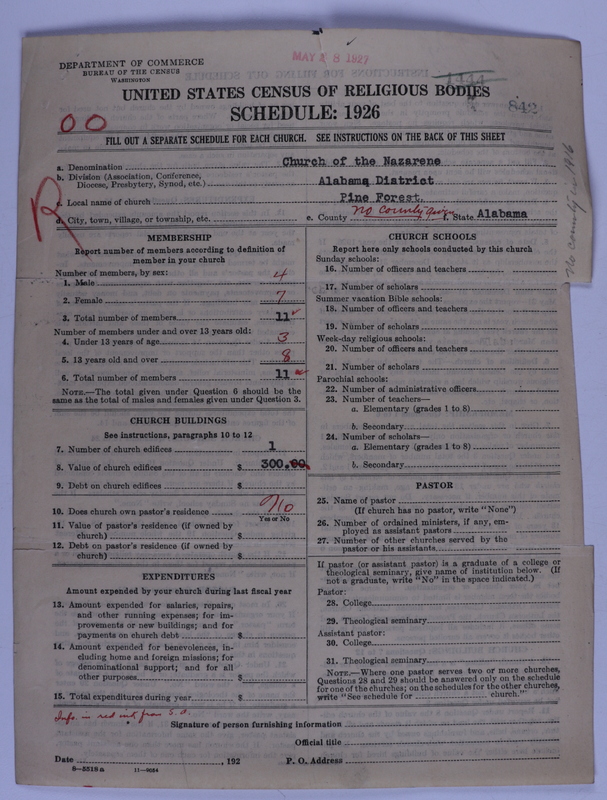 Scan of Church of the Nazarene: 842