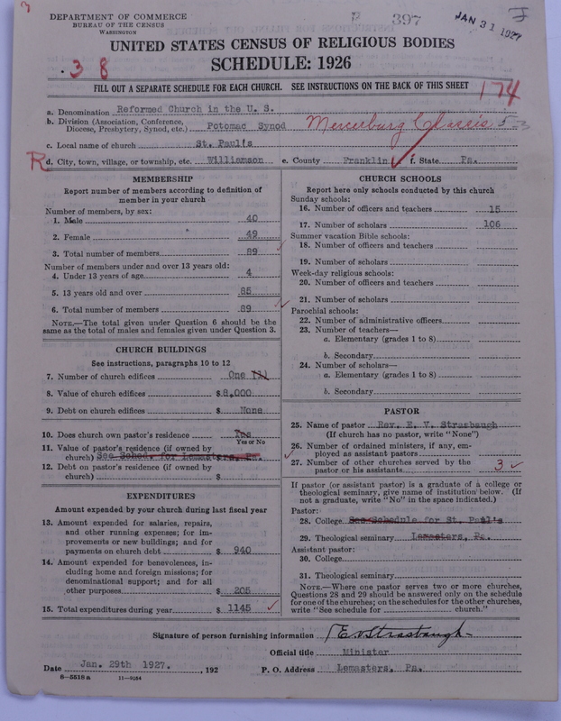 Scan of Reformed Church in the United States: 397