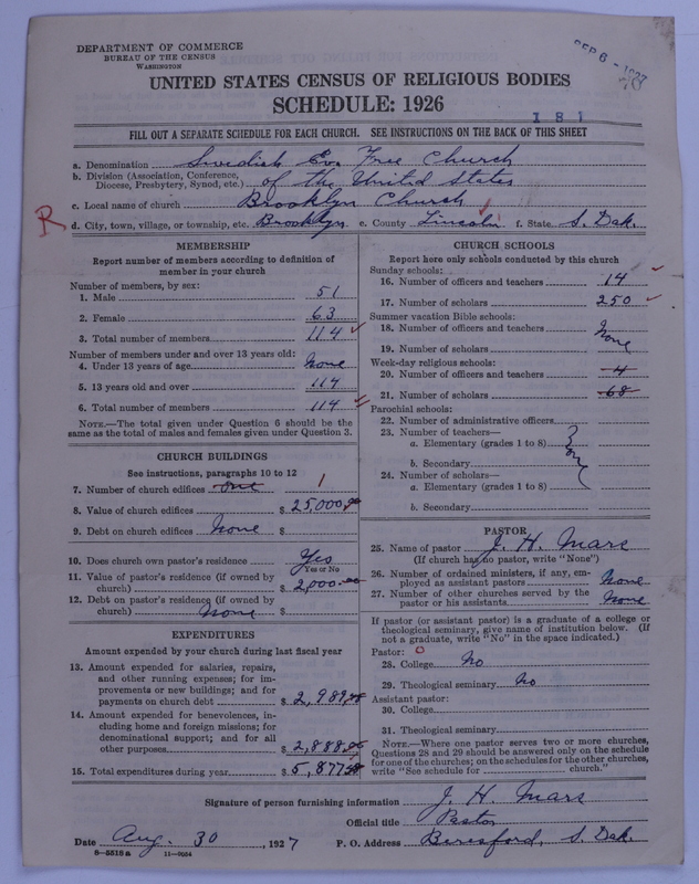 Scan of Swedish Evangelical Free Church of the United States of America: 70