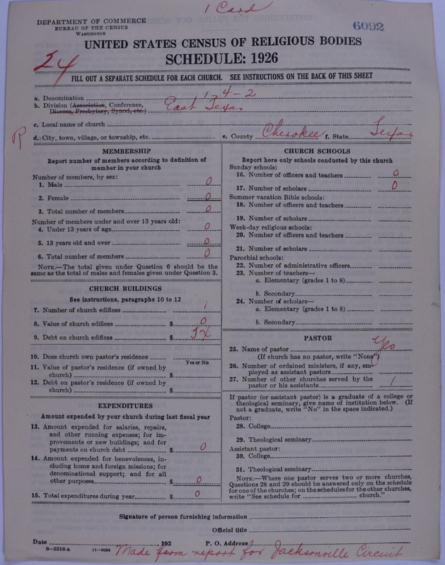 Scan of African Methodist Episcopal Church: 6092