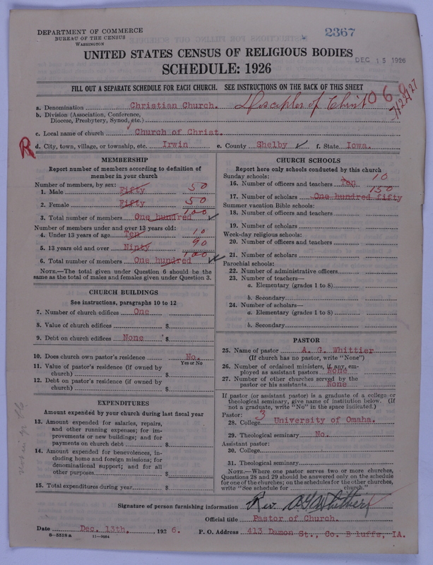 Scan of Disciples of Christ: 2367