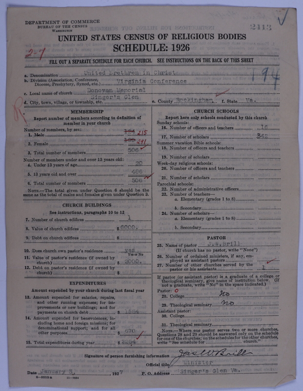 Scan of Church of the United Brethren in Christ: 2413