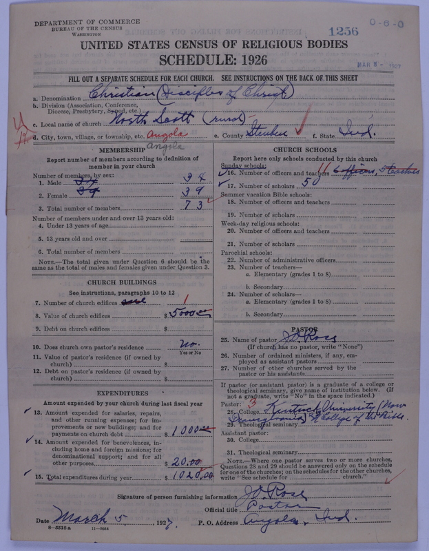Scan of Disciples of Christ: 1256