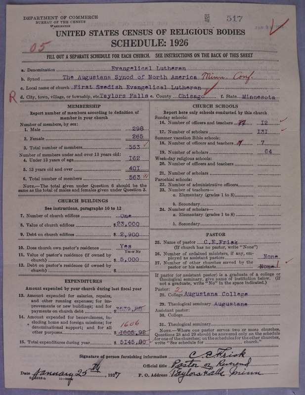 Scan of Evangelical Lutheran Augustana Synod of North America: 517