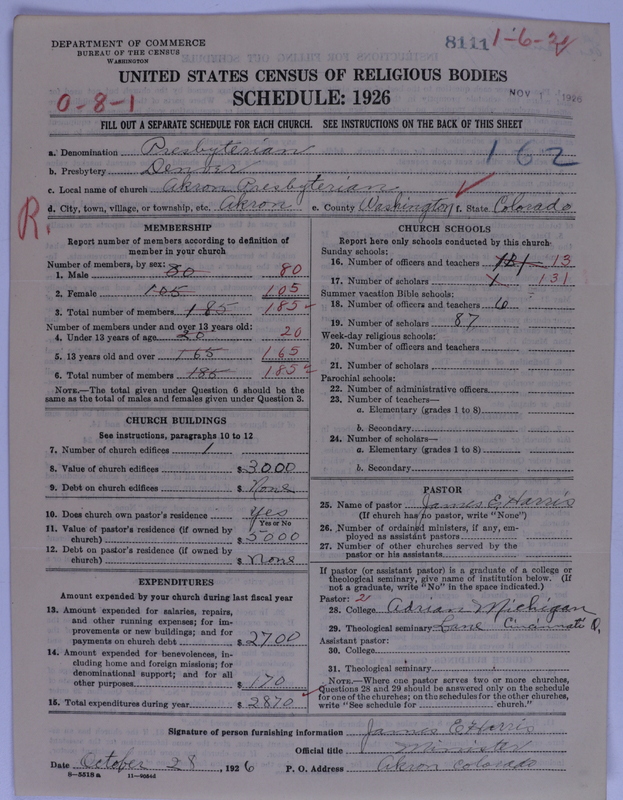 Scan of Presbyterian Church in the United States of America: 8111