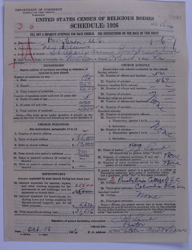 Scan of Presbyterian Church in the United States: 2992