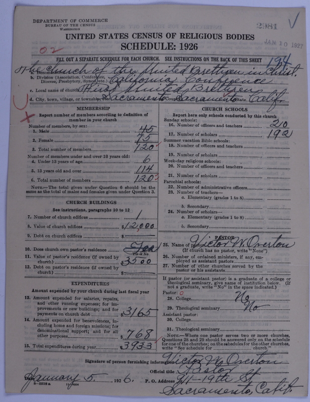 Scan of Church of the United Brethren in Christ: 2981