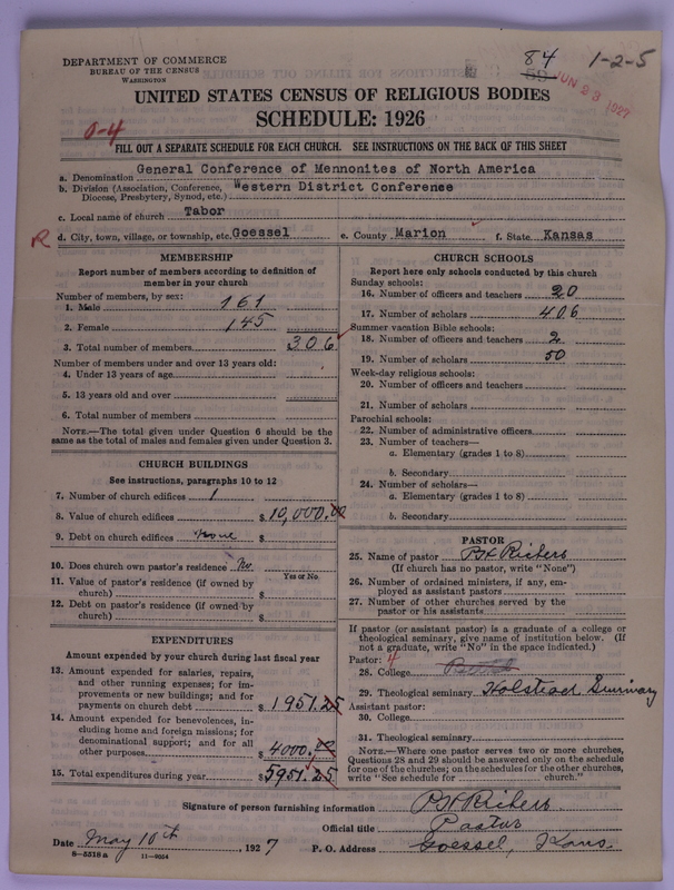 Scan of General Conference of the Mennonite Church of North America: 84