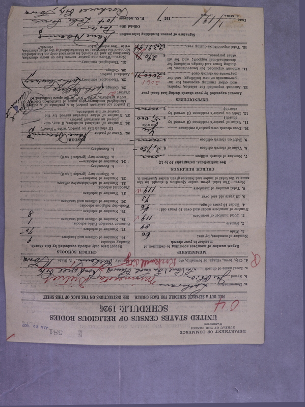 Scan of Synod of the Reformed Presbyterian Church of North America: 581