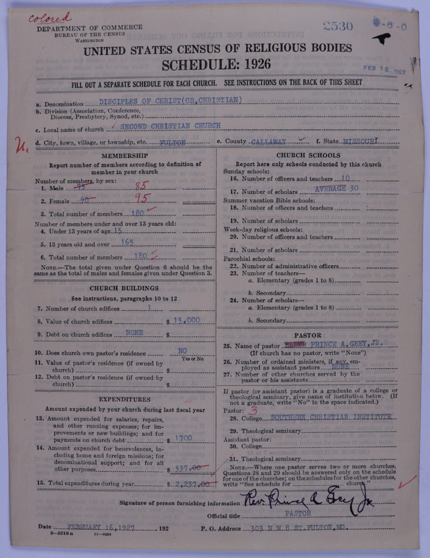 Scan of Disciples of Christ: 2530
