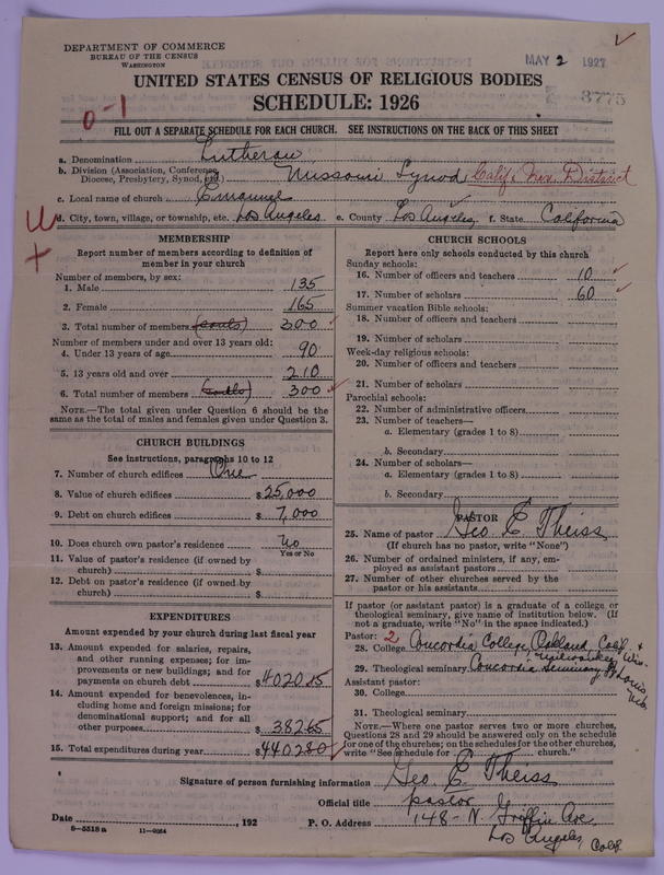 Scan of Evangelical Lutheran Synodical Conference of America: Evangelical Lutheran Synod of Missouri, Ohio, and Other States: 3775