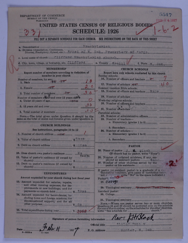 Scan of Presbyterian Church in the United States of America: 5517