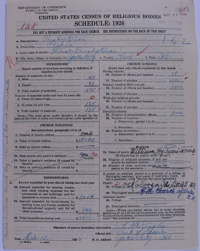 Scan of Presbyterian Church in the United States of America: 3632