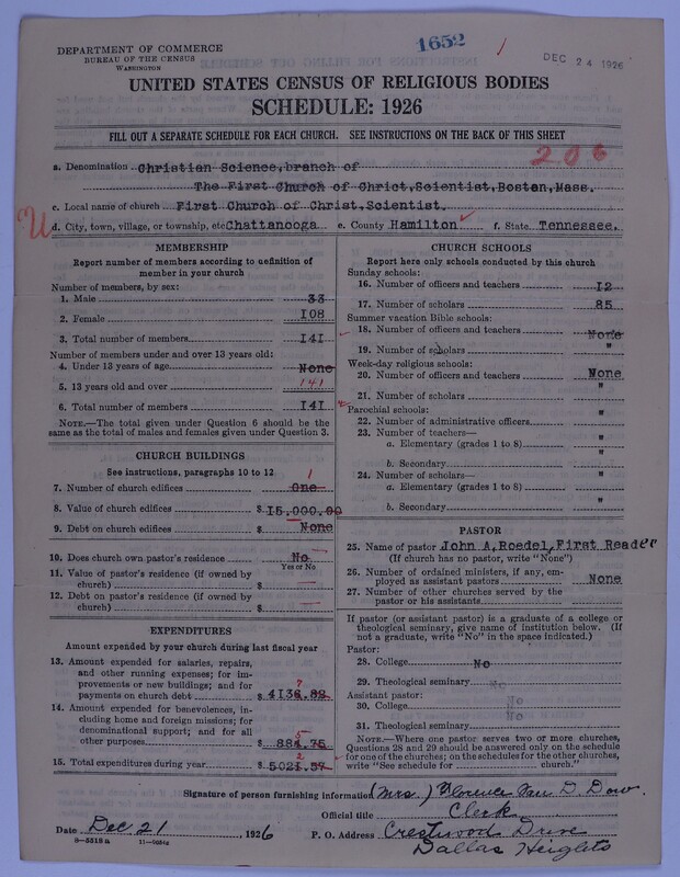 Scan of Church of Christ, Scientist: 1652