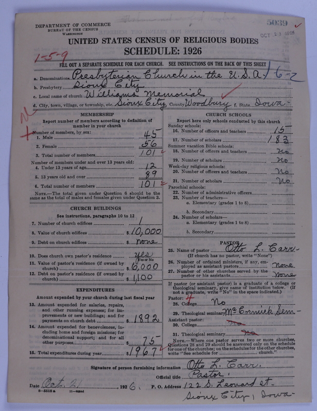 Scan of Presbyterian Church in the United States of America: 5039