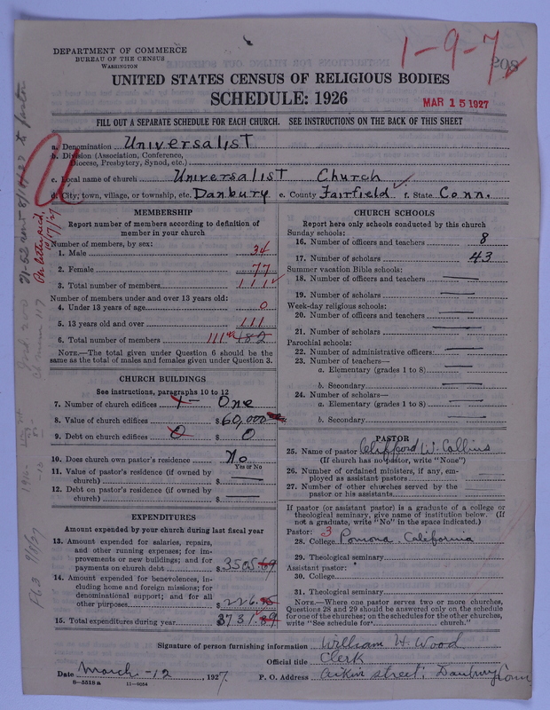 Scan of Universalist Church: 208