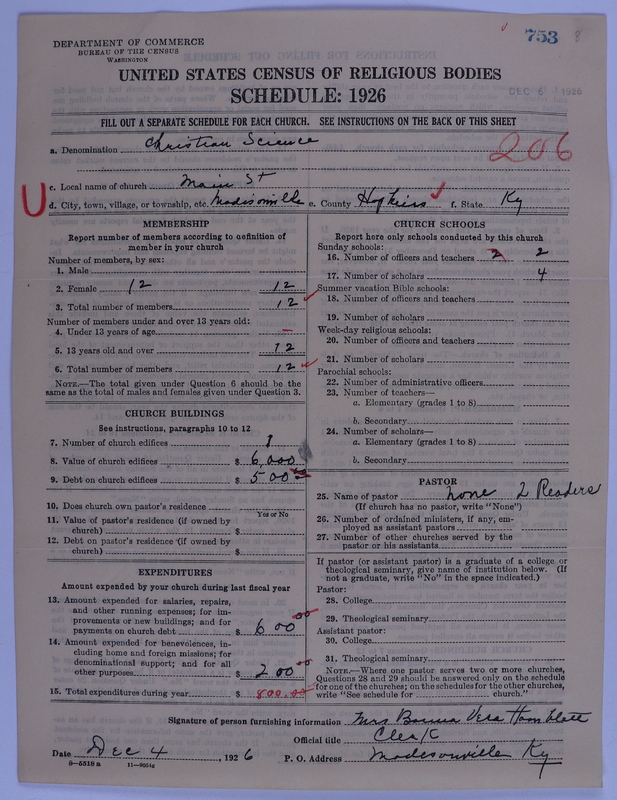 Scan of Church of Christ, Scientist: 753