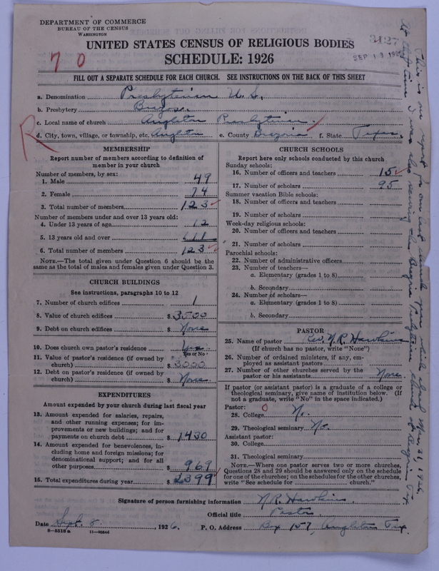 Scan of Presbyterian Church in the United States: 3127