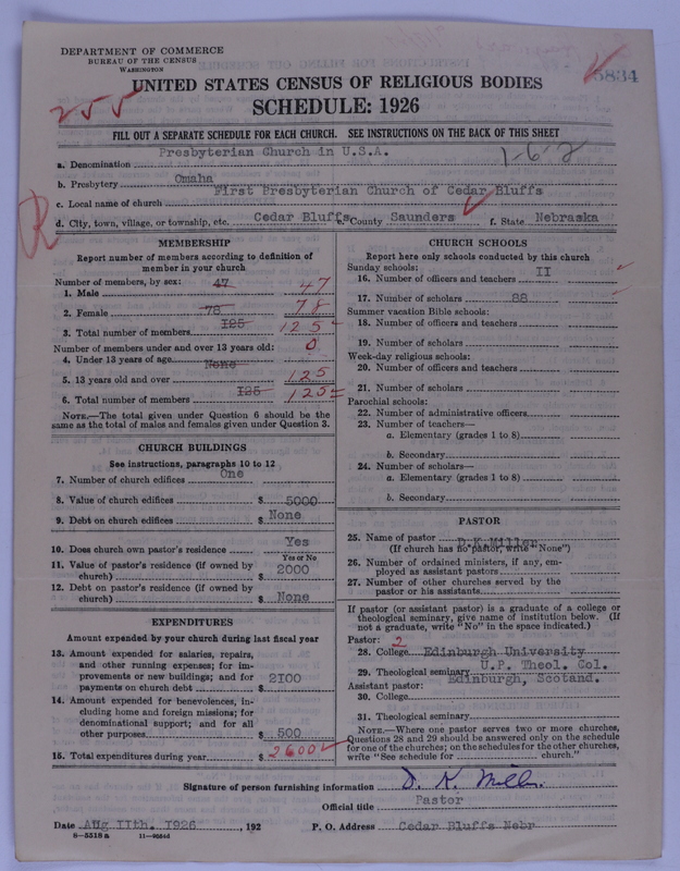 Scan of Presbyterian Church in the United States of America: 5834