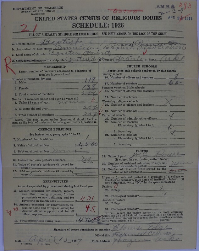 Scan of Landmark Baptist of America: 293