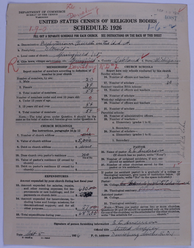 Scan of Presbyterian Church in the United States of America: 4087