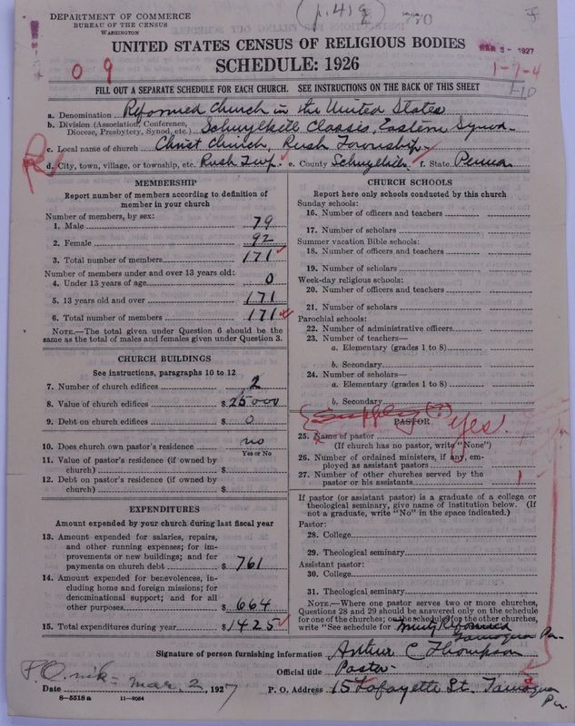 Scan of Reformed Church in the United States: 770
