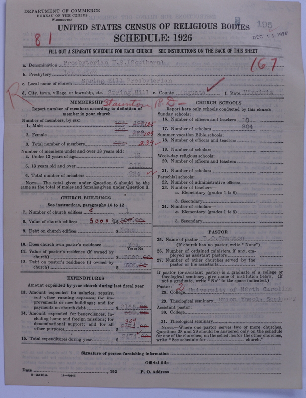 Scan of Presbyterian Church in the United States: 195