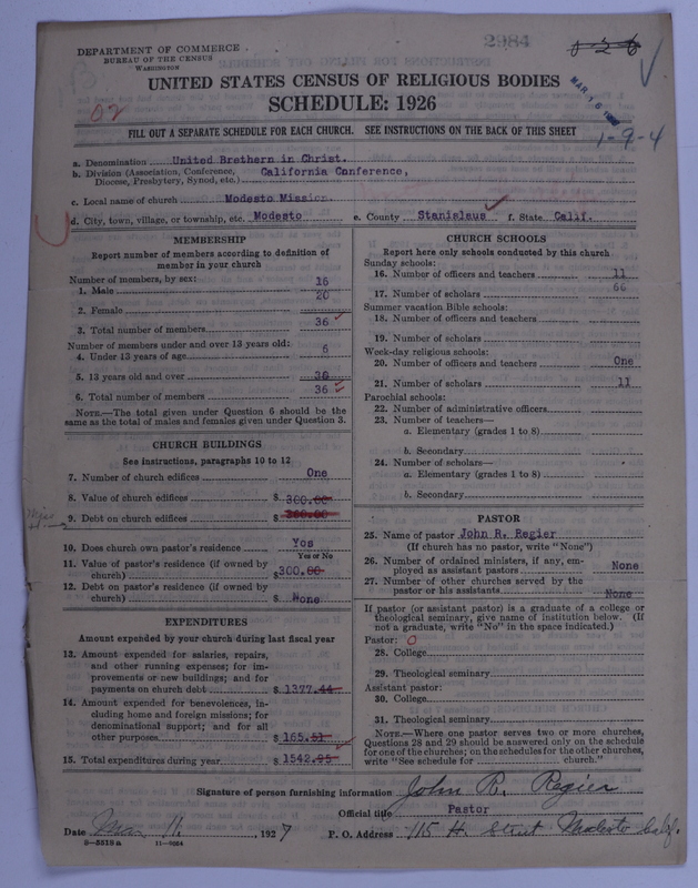 Scan of Church of the United Brethren in Christ: 2984