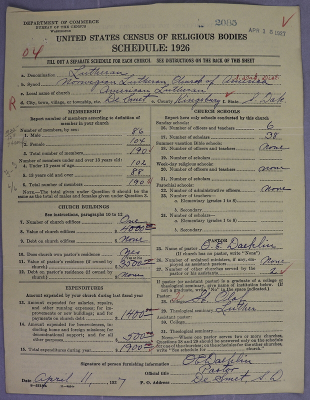 Scan of Norwegian Lutheran Church of America: 2085