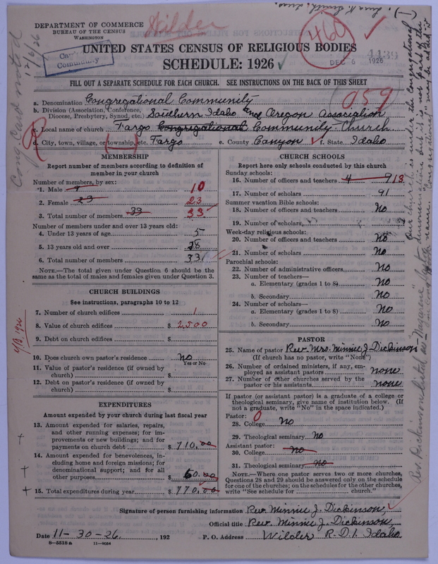Scan of Congregational Churches: 4439