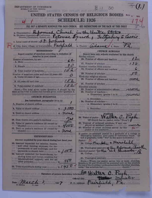 Scan of Reformed Church in the United States: 50