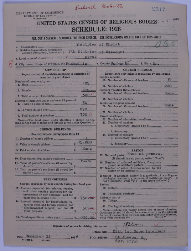 Scan of Disciples of Christ: 2517