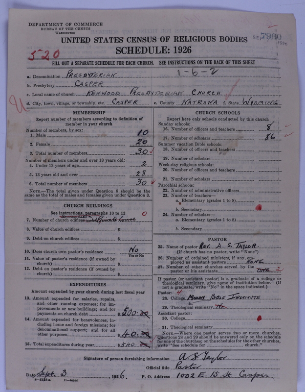 Scan of Presbyterian Church in the United States of America: 7980