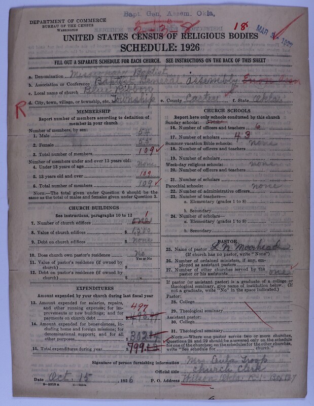 Scan of Missionary Baptist General Assembly of Oklahoma: 18